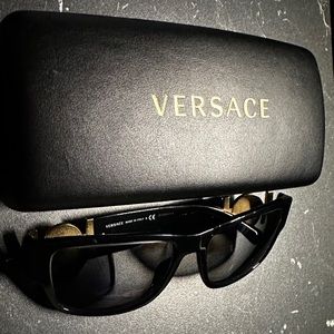 Versace Sunglasses black- currently used as prescription glasses can be changed